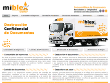 Tablet Screenshot of miblex.com